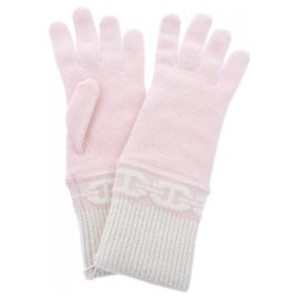Hermès Hermes HEAVEN Chaine d'Ancre Handschuhe Pink Beige