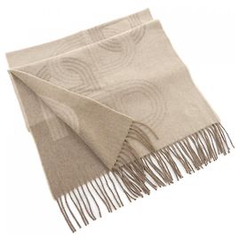Hermès Hermes Brown Cashmere Stole Scarf Brown
