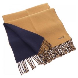 Hermès Sciarpa Hermes RECTO VERSO H393800T Marrone Blu navy