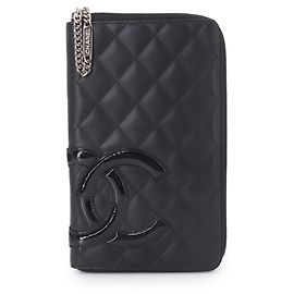 Cartera larga Chanel Cambon Line Negro