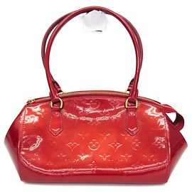 Louis Vuitton Sherwood Monogram Vernis PM Rosso