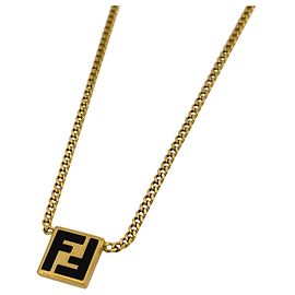 Collana Fendi Forever Logo FF in Oro D'oro