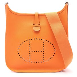 Hermès Bolsa de Ombro Hermes Evelyne 2 PM Laranja