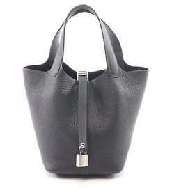 Hermès Borsa Hermes Picotin Lock PM Blu navy