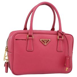 Borsa PRADA Saffiano Rosa Oro Auth ka4966V Rosa D'oro