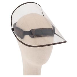 LOUIS VUITTON Monogram Viger LV Shield Sun Visor M76727 LV Auth 188984A Monogram
