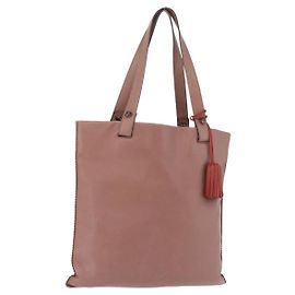 Bolso de Mano LOEWE Anagram de Cuero Rosa Oro Auth ka4908 Rosa Dorado