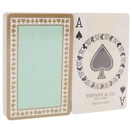 Autre Marque TIFFANY&Co. Jeu de cartes en papier Bleu Vert Auth BA13631A Bleu Vert