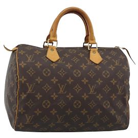 LOUIS VUITTON Bolsa Monogram Speedy 30 M41526 LV Auth 187947A Monograma