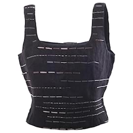 Top con perline Prada Nero Altro