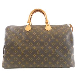 Bolsa Boston Louis Vuitton Monogram Speedy Marrom