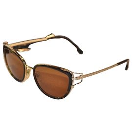 Versace 2203 Sonnenbrille Gold/Schwarz Golden