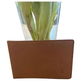 Louis Vuitton Monogram Eclipse ID Card Holder Brown