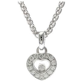 Collana con pendente Chopard Happy Diamonds Argento