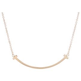 Tiffany & Co Collana Tiffany T Smile misura piccola D'oro
