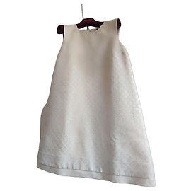 Gucci Jacquard-Kleid Weiß