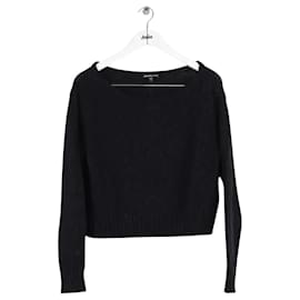 Autre Marque Schwarzer Baumwollpullover Schwarz