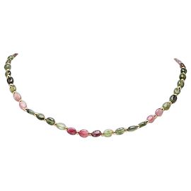 Autre Marque Collar de turmalina multicolor Au750 Multicolor