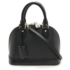 Borsa 2way Louis Vuitton Alma BB Epi Nero