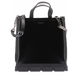 Autre Marque Black Leather Handbag Black