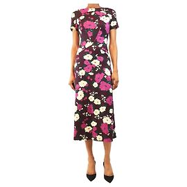 Erdem Robe midi Vanya violette - taille UK 8 Violet
