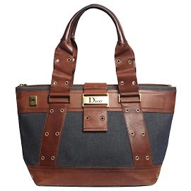 Dior Bolsa de denim Blue vintage 2002 Street Chic Azul