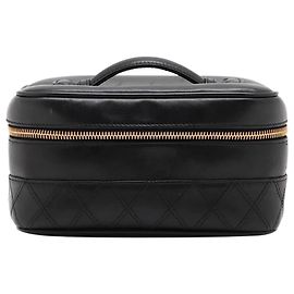 Chanel Sac Vanity vintage noir 1996 Noir
