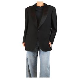 Tom Ford Black wool suit jacket - size 54R Black