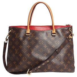 Louis Vuitton Borsa a tracolla Monogram Pallas MM marrone 2019 Marrone