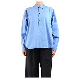 Sofie d'Hoore Camicia in cotone blu - taglia UK 8 Blu