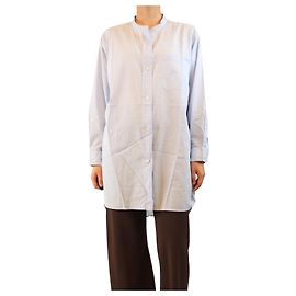 Autre Marque Camicia in cotone blu - taglia UK 12 Blu