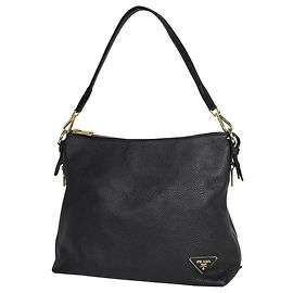 Borsa a tracolla Prada PRADA Logo Plate Nero