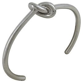 Céline Pulseira Celine Knot Extra-Thin em prata Prata