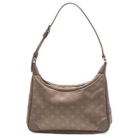 Louis Vuitton Brown Monogram Mini Satin Boulogne Marron Marron clair