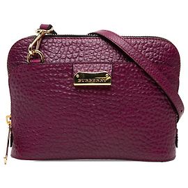 Bolsa transversal Harrogate em couro roxo Burberry Outro Roxo