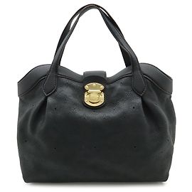 Louis Vuitton Black Monogram Mahina Cirrus PM Noir