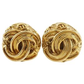 Orecchini Chanel CC Clip-On D'oro
