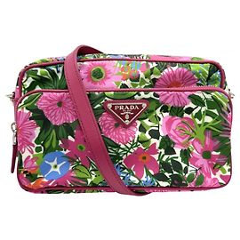 Borsa a Spalla Rosa Prada Rosa