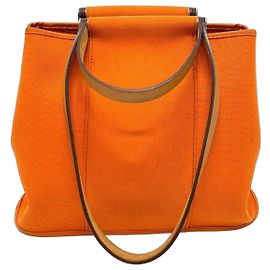 Hermès HERMES Cabas PM 2-Way Handbag Tote Orange
