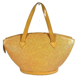 Sac cabas Louis Vuitton Epi Saint Jacques Jaune