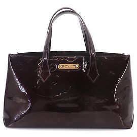 Louis Vuitton Wilshire PM Handbag in Amarante Dark red
