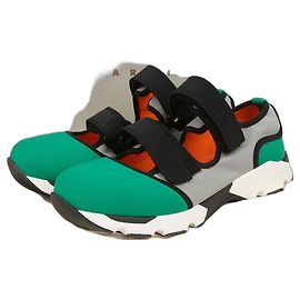 Marni Baskets à bout rond et double bride Taille Multicolore
