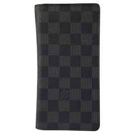 Louis Vuitton Damier Graphite Long Wallet Black