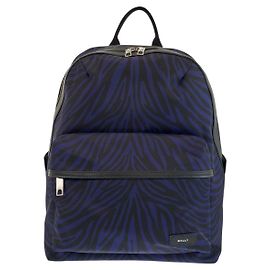 Sac à dos Bally Zebra Nylon Bleu