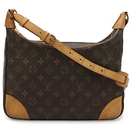 Louis Vuitton Monogram Boulogne Shoulder Bag Brown