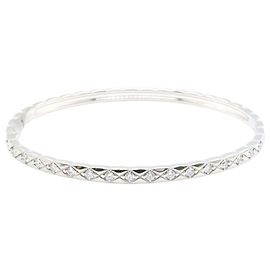 Bracciale Chanel Coco Crush Diamond K18WG Argento Metallico