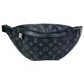 Louis Vuitton Monogram Eclipse Discovery Bumbag Sling Bag Black
