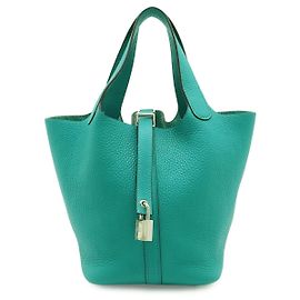 Hermès Sac cabas Hermes Picotin Lock 18 PM Bleu