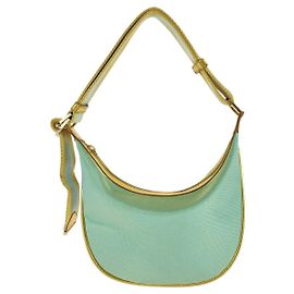 Bolsa Hobo de lona Gucci Verde