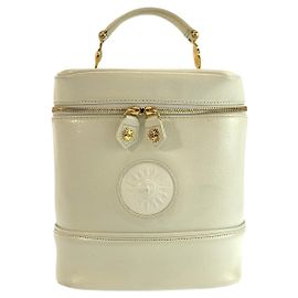 Bolso de cuero Versace Blanco